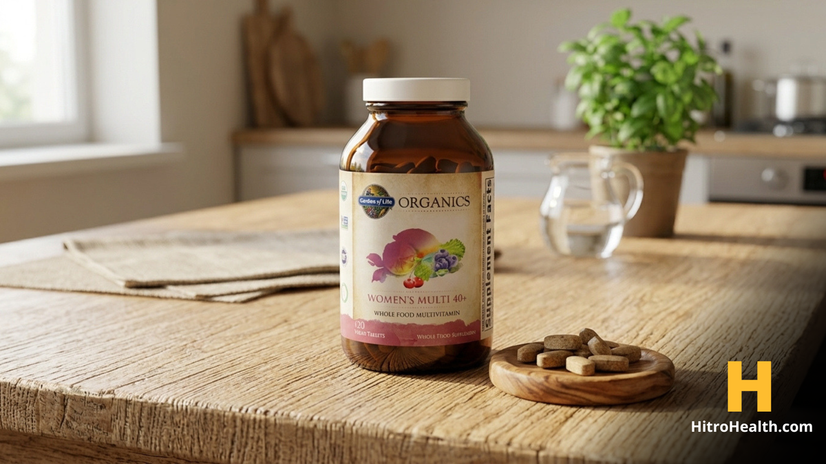 Garden of Life Organics Women's Multi 40+ (HitroHealth.com)